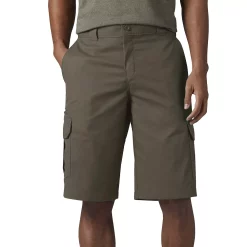 Men's Dickies FLEX Relaxed-Fit 13-inch Cargo Shorts -Cheap Mens Casual Outdoor Clothing Store 1605610 Mushroom