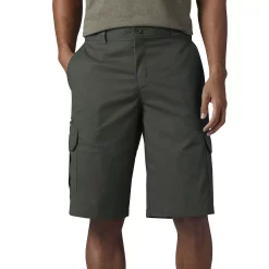 Men's Dickies FLEX Relaxed-Fit 13-inch Cargo Shorts -Cheap Mens Casual Outdoor Clothing Store 1605610 Olive Green