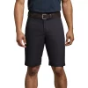 Men's Dickies Slim-Fit Flat-Front Work Shorts -Cheap Mens Casual Outdoor Clothing Store 1747269 Black