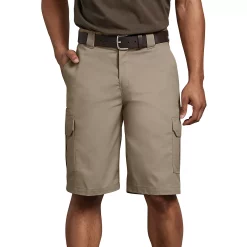 Men's Dickies FLEX Regular-Fit Cargo Shorts -Cheap Mens Casual Outdoor Clothing Store 1755263 Desert Sand