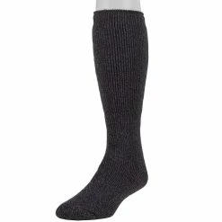 Men's Heat Holders Original Twist Over-The-Calf Socks -Cheap Mens Casual Outdoor Clothing Store 2667298 Black Charcoal