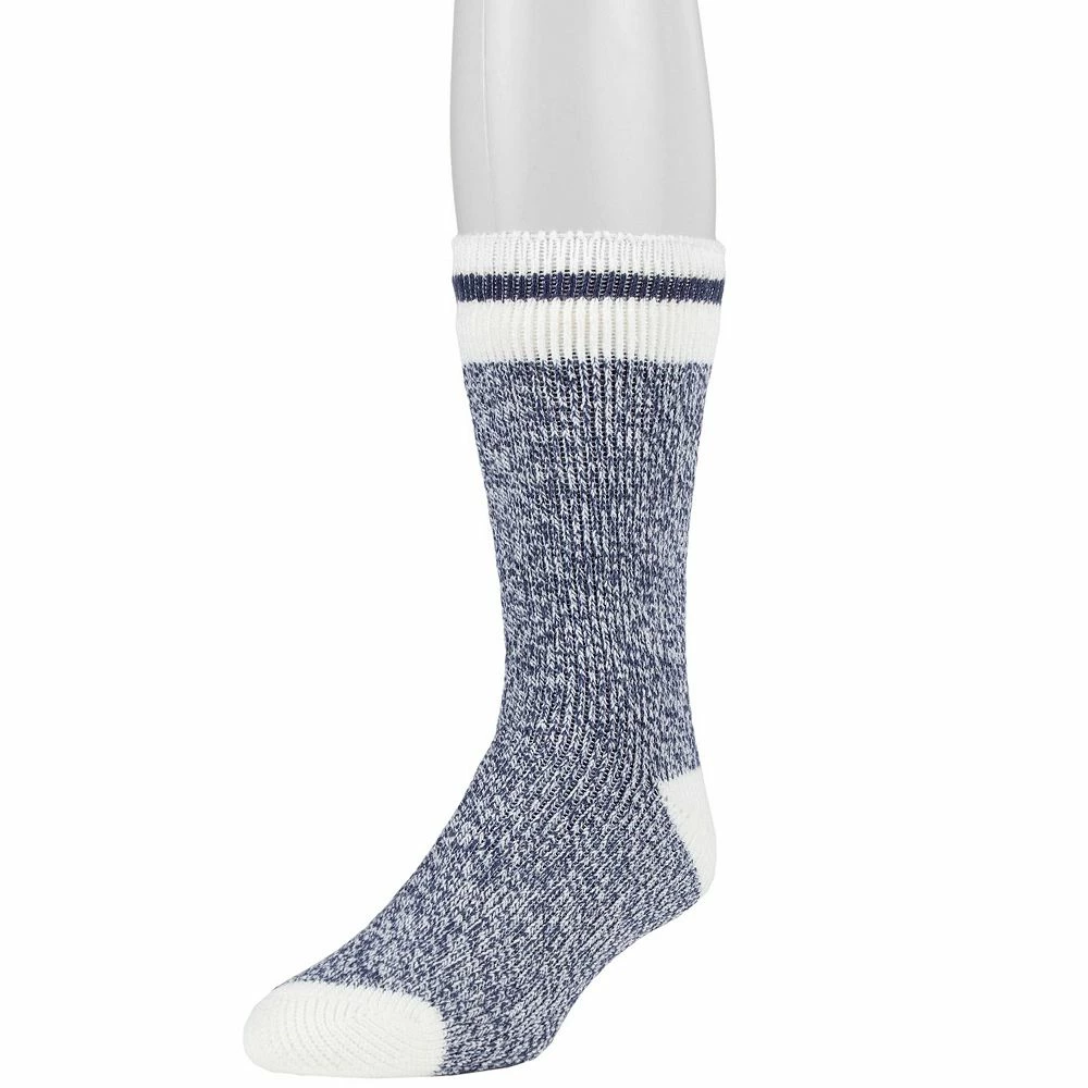 Men's Heat Holders Thermal Block Twist Crew Socks 5 Men's Heat Holders Thermal Block Twist Crew Socks - Image 3