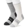 Men's Columbia 2-pack Wool-Blend Socks -Cheap Mens Casual Outdoor Clothing Store 2699269 Black Gray