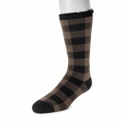 Men's MUK LUKS Heat Retainers Solid Thermal Socks 15 Men's MUK LUKS Heat Retainers Solid Thermal Socks -Cheap Mens Casual Outdoor Clothing Store 3052441 Brown Buffalo Check