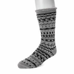Men's MUK LUKS Heat Retainers Solid Thermal Socks 17 Men's MUK LUKS Heat Retainers Solid Thermal Socks -Cheap Mens Casual Outdoor Clothing Store 3052441 Gray Stripe