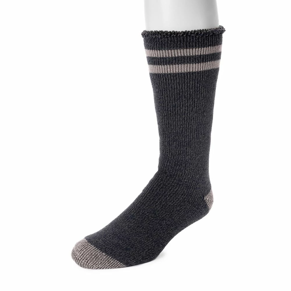 Men's MUK LUKS Heat Retainers Solid Thermal Socks 11 Men's MUK LUKS Heat Retainers Solid Thermal Socks - Image 9