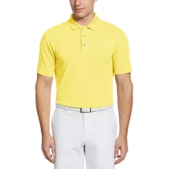 Men's Grand Slam Off Course Slim-Fit Textured Golf Polo -Cheap Mens Casual Outdoor Clothing Store 3203708 Snap Dragon