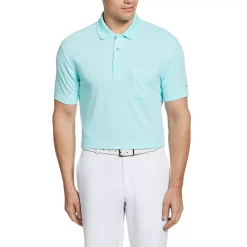 Men's Grand Slam Off Course Regular-Fit Textured Pocket Golf Polo -Cheap Mens Casual Outdoor Clothing Store 3203712 Island Paradise