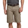 Men's Dickies Relaxed-Fit Lightweight Duck Carpenter Shorts -Cheap Mens Casual Outdoor Clothing Store 3267910 Rinsed Desert Sand
