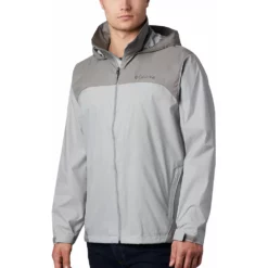 Men's Columbia Glennaker Packable Rain Jacket -Cheap Mens Casual Outdoor Clothing Store 3395672 Columbia Gray Boulder