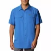 Utilizer™ II Solid Short Sleeve Shirt -Cheap Mens Casual Outdoor Clothing Store 3399420 Bright Indigo