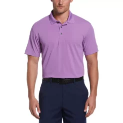 Men's Grand Slam Off Course Classic-Fit Solid Golf Polo -Cheap Mens Casual Outdoor Clothing Store 3501649 Bellflower