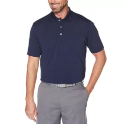 Men's Grand Slam Off Course Classic-Fit Solid Golf Polo -Cheap Mens Casual Outdoor Clothing Store 3501649 Peacoat