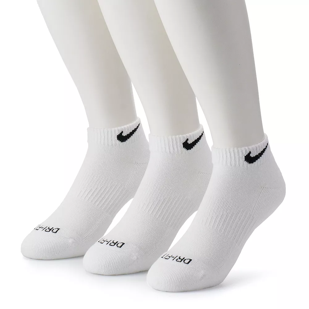 Men's Nike 3-pack Everyday Plus Cushion Low-Cut Training Socks 3 Men's Nike 3-pack Everyday Plus Cushion Low-Cut Training Socks