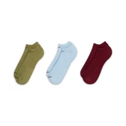 Men's Nike 3-pack Everyday Plus Cushion No-Show Training Socks -Cheap Mens Casual Outdoor Clothing Store 3571169 Green Light Blue Beetr