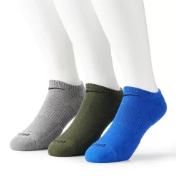 Men's Nike 3-pack Everyday Plus Cushion No-Show Training Socks -Cheap Mens Casual Outdoor Clothing Store 3571169 Royal Khaki Carbon