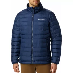 Men's Columbia Powder Lite Jacket -Cheap Mens Casual Outdoor Clothing Store 3587555 Collegiate Navy