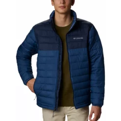 Men's Columbia Powder Lite Jacket -Cheap Mens Casual Outdoor Clothing Store 3587555 Night Tide
