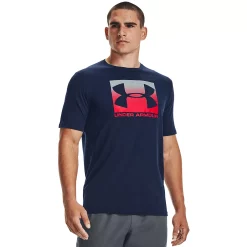 Men's Under Armour Boxed Sportstyle Tee -Cheap Mens Casual Outdoor Clothing Store 3591775 Academy Red