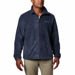 Men's Columbia Steens Mountain™ Full-Zip Fleece Jacket -Cheap Mens Casual Outdoor Clothing Store 3592654 Collegiate Navy