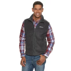 Men's Columbia Steens Mountain™ Vest -Cheap Mens Casual Outdoor Clothing Store 3594014 Charcoal Heather