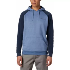 Men's Columbia Hart Mountain Hoodie -Cheap Mens Casual Outdoor Clothing Store 3595641 Bluestone Heather