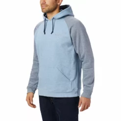Men's Columbia Hart Mountain Hoodie -Cheap Mens Casual Outdoor Clothing Store 3595641 Scout Blue Navy