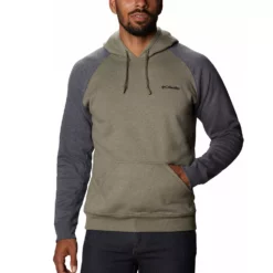 Men's Columbia Hart Mountain Hoodie -Cheap Mens Casual Outdoor Clothing Store 3595641 Stone Green Heather