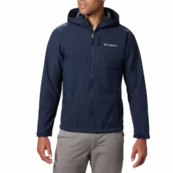 Men's Columbia Ascender Hooded Softshell Jacket -Cheap Mens Casual Outdoor Clothing Store 3595932 Collegiate Navy