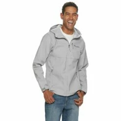 Men's Columbia Ascender Hooded Softshell Jacket -Cheap Mens Casual Outdoor Clothing Store 3595932 Columbia Gray