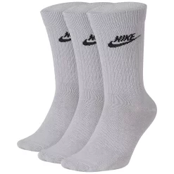 Men's Nike Everyday Essential Crew Socks -Cheap Mens Casual Outdoor Clothing Store 3631965 Gunsmoke