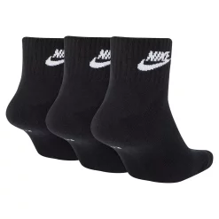 Men's Nike 3-Pack Everyday Essential Ankle Socks -Cheap Mens Casual Outdoor Clothing Store 3632023 ALT2