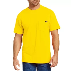 Men's Dickies Heavyweight Short Sleeve Shirt -Cheap Mens Casual Outdoor Clothing Store 3674414 Yellow