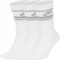 Men's Nike Everyday Essential 3-pack Striped Crew Socks