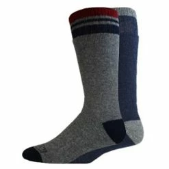 Men's Dickies 2-Pack Heavyweight Wool-Blend Thermal Crew Socks -Cheap Mens Casual Outdoor Clothing Store 3718549 Blue