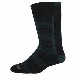 Men's Dickies 2-Pack Heavyweight Wool-Blend Thermal Crew Socks -Cheap Mens Casual Outdoor Clothing Store 3718549 Green Black