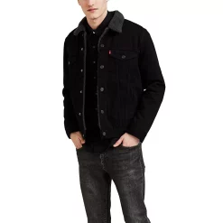 Men's Levi's® Sherpa-Lined Trucker Jacket -Cheap Mens Casual Outdoor Clothing Store 3753742 Duvall Sherpa