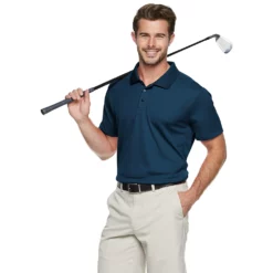 Men's Tek Gear® Classic-Fit Golf Polo -Cheap Mens Casual Outdoor Clothing Store 3770046 Dress Blues