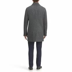 Men's Dockers® Midweight Wool-Blend Topcoat with Quilted Bib -Cheap Mens Casual Outdoor Clothing Store 3799953 ALT