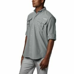 Men's Columbia PFG Bahama II Long Sleeve Woven Shirt -Cheap Mens Casual Outdoor Clothing Store 3841979 ALT2