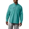 Men's Columbia PFG Bahama II Long Sleeve Woven Shirt -Cheap Mens Casual Outdoor Clothing Store 3841979 Gulf Stream