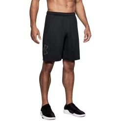 Big & Tall Under Armour Tech Graphic Shorts -Cheap Mens Casual Outdoor Clothing Store 3869040 Black Graphite