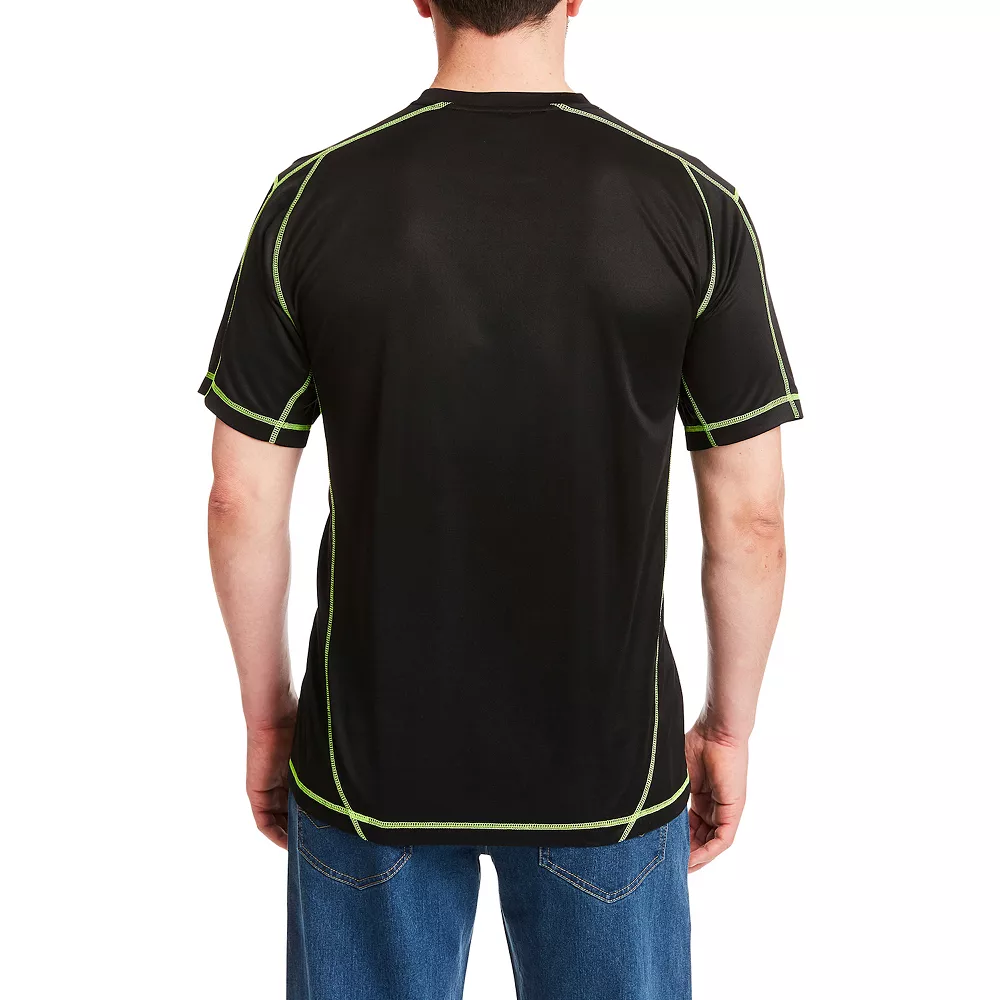 Men's Smith's Workwear Performance Contrast Crewneck Tee 6 Men's Smith's Workwear Performance Contrast Crewneck Tee - Image 4