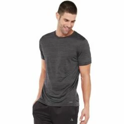 Men's Tek Gear® Dry Tek Tee -Cheap Mens Casual Outdoor Clothing Store 3932637 Ash Coal Mineral Black