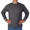 Men's Smith's Workwear Mini-Thermal Knit Henley 1 Men's Smith's Workwear Mini-Thermal Knit Henley -Cheap Mens Casual Outdoor Clothing Store 4134148 Charcoal Heather