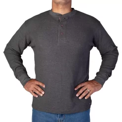 Men's Smith's Workwear Mini-Thermal Knit Henley
