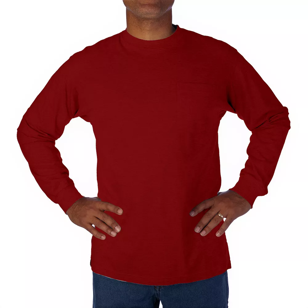 Men's Smith's Workwear Extended-Tail Pocket Tee 3 Men's Smith's Workwear Extended-Tail Pocket Tee