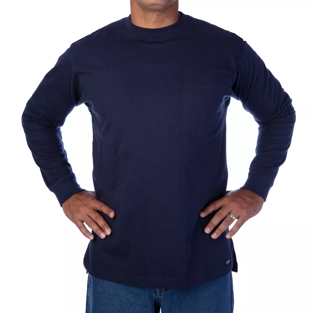 Men's Smith's Workwear Extended-Tail Pocket Tee 4 Men's Smith's Workwear Extended-Tail Pocket Tee - Image 2