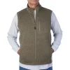 Men's Smith's Workwear Full-Zip Sweater Fleece Vest 2 Men's Smith's Workwear Full-Zip Sweater Fleece Vest -Cheap Mens Casual Outdoor Clothing Store 4134161 Olive Heather