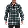 Men's Smith's Workwear Plaid Sherpa-Lined Cotton Flannel Shirt Jacket 1 Men's Smith's Workwear Plaid Sherpa-Lined Cotton Flannel Shirt Jacket -Cheap Mens Casual Outdoor Clothing Store 4134573 Hunter